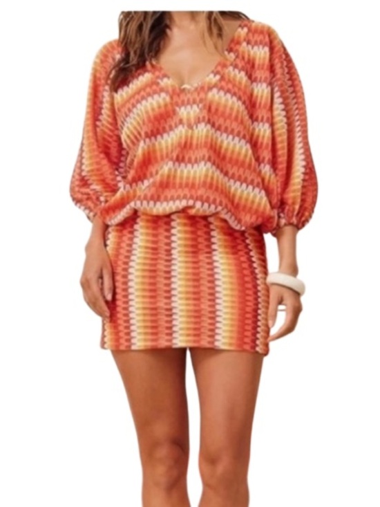 Trina Turk Dresses & Skirts - Trina Turk Swim & Spa Sunray Tunic Swim Coverup Dress L/XL NWT